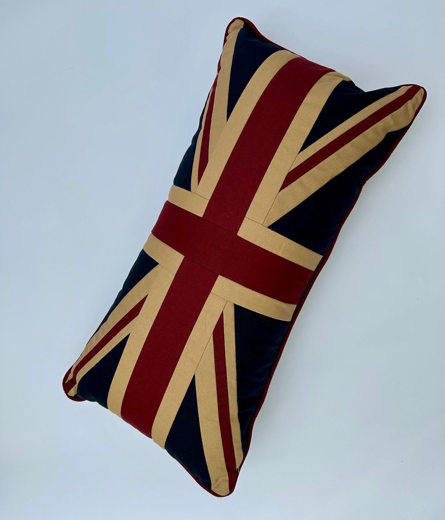 Union Jack Vintage Canvas Cushion – Rectangular/Large