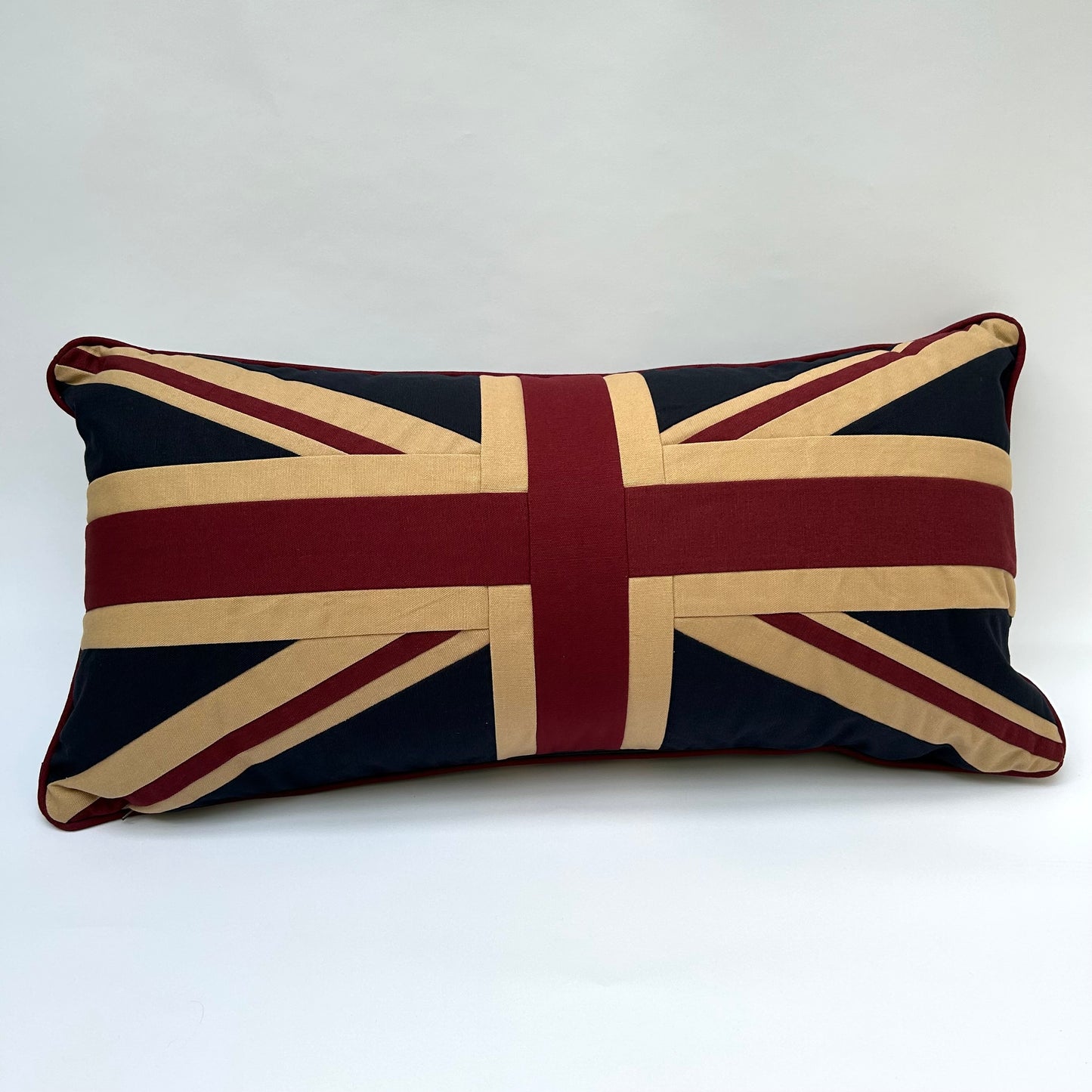Union Jack Vintage Canvas Cushion – Rectangular/Large