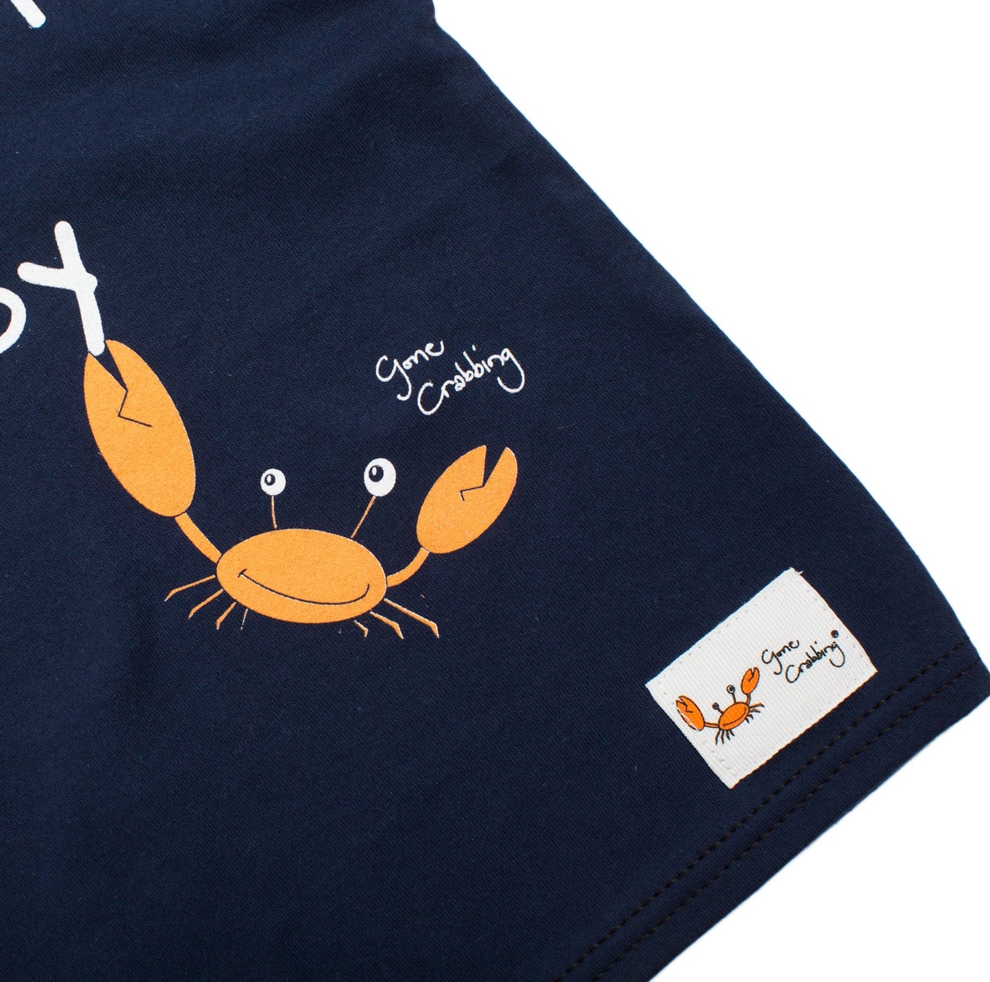 Gone Crabbing "I'm a Little Crabby" T-shirt (navy)