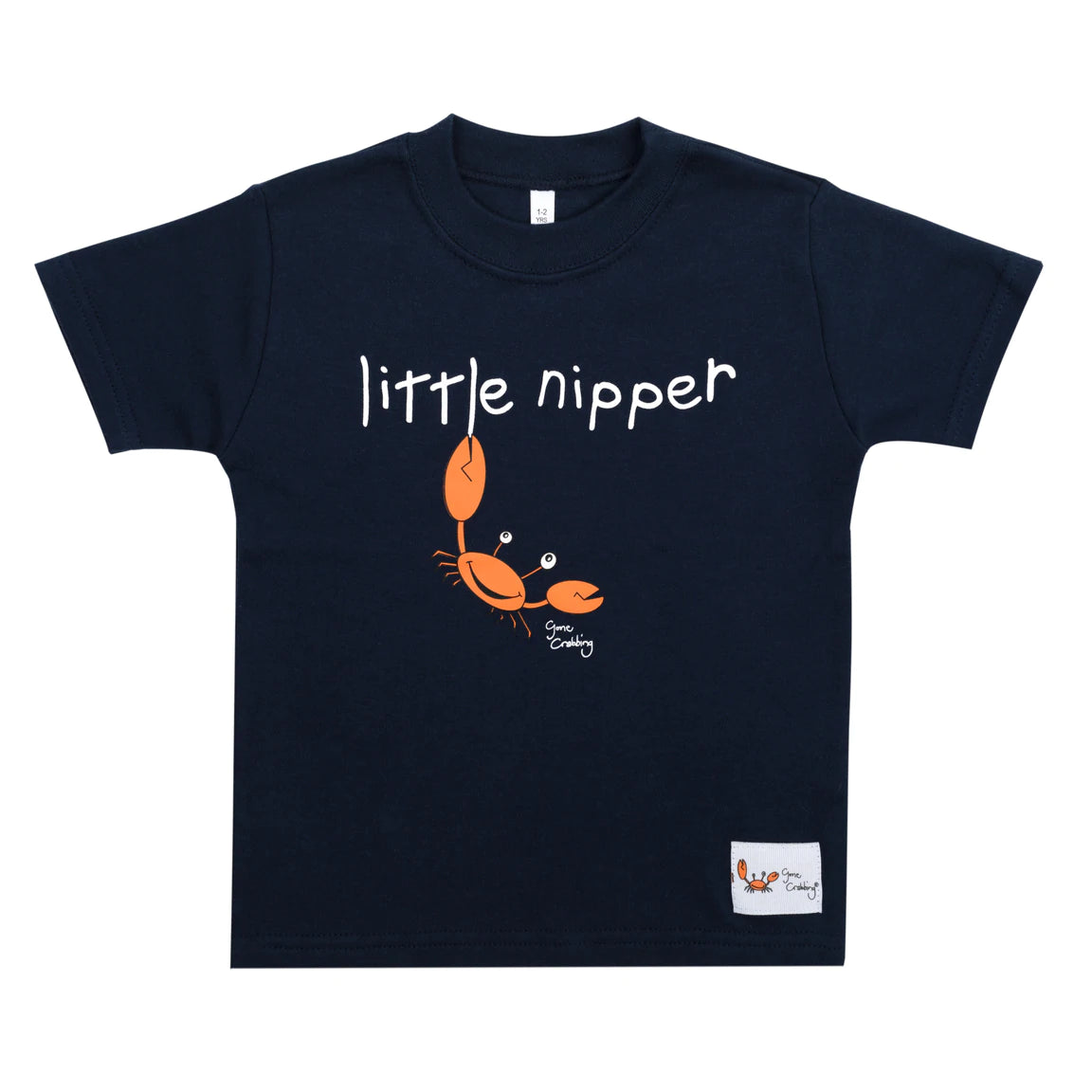 Gone Crabbing "Little Nipper" T-shirt (navy)
