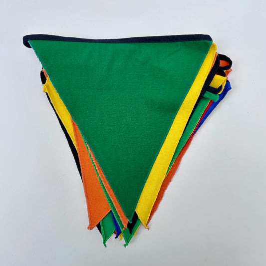 Vibrant Canvas Bunting - Large