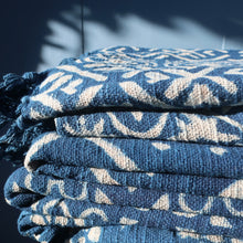 Load image into Gallery viewer, Handmade Indigo Throws
