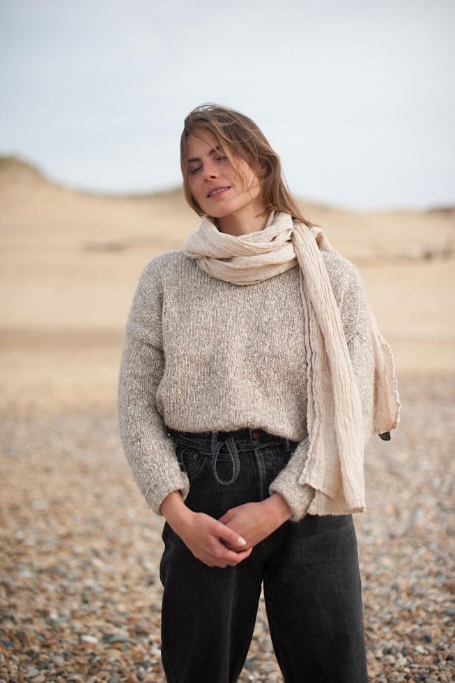Hemp scarf from Couleur Chanvre