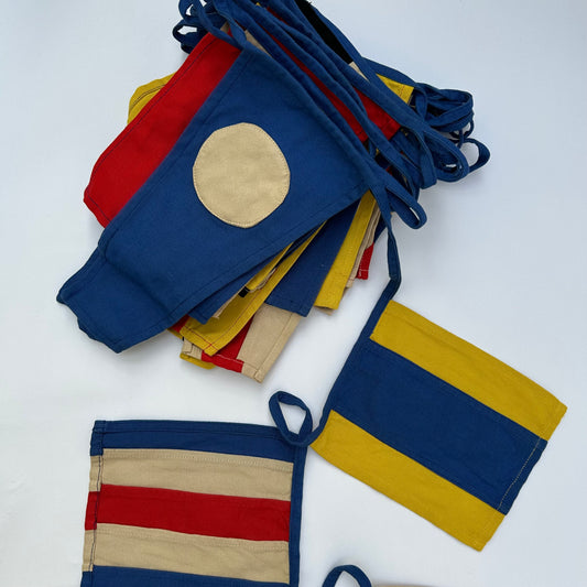 Maritime Signal Flag Traditional Bunting – Extra Long