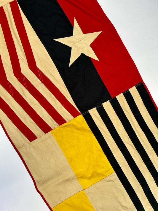 Handcrafted Nautical Patchwork Flag