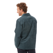 Load image into Gallery viewer, Back view of the Cachouroy smock, a corduroy Breton style Fisherman&#39;s smock.
