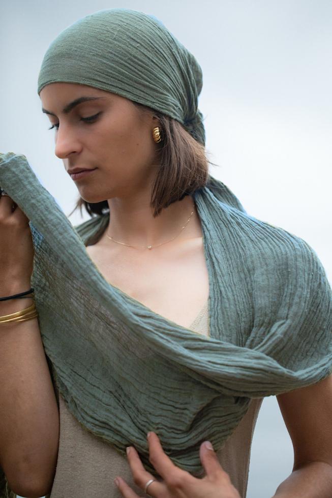 Hemp scarf from Couleur Chanvre