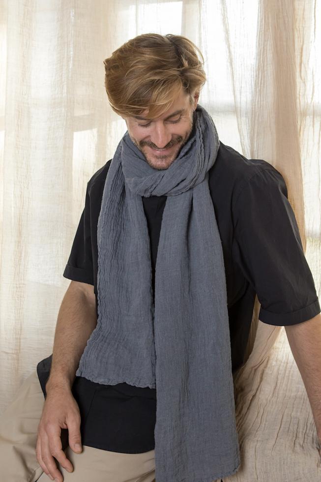 Hemp scarf from Couleur Chanvre