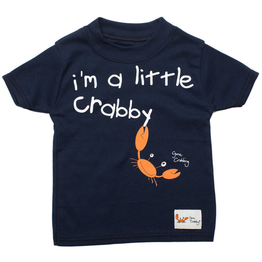 Gone Crabbing "I'm a Little Crabby" T-shirt (navy)
