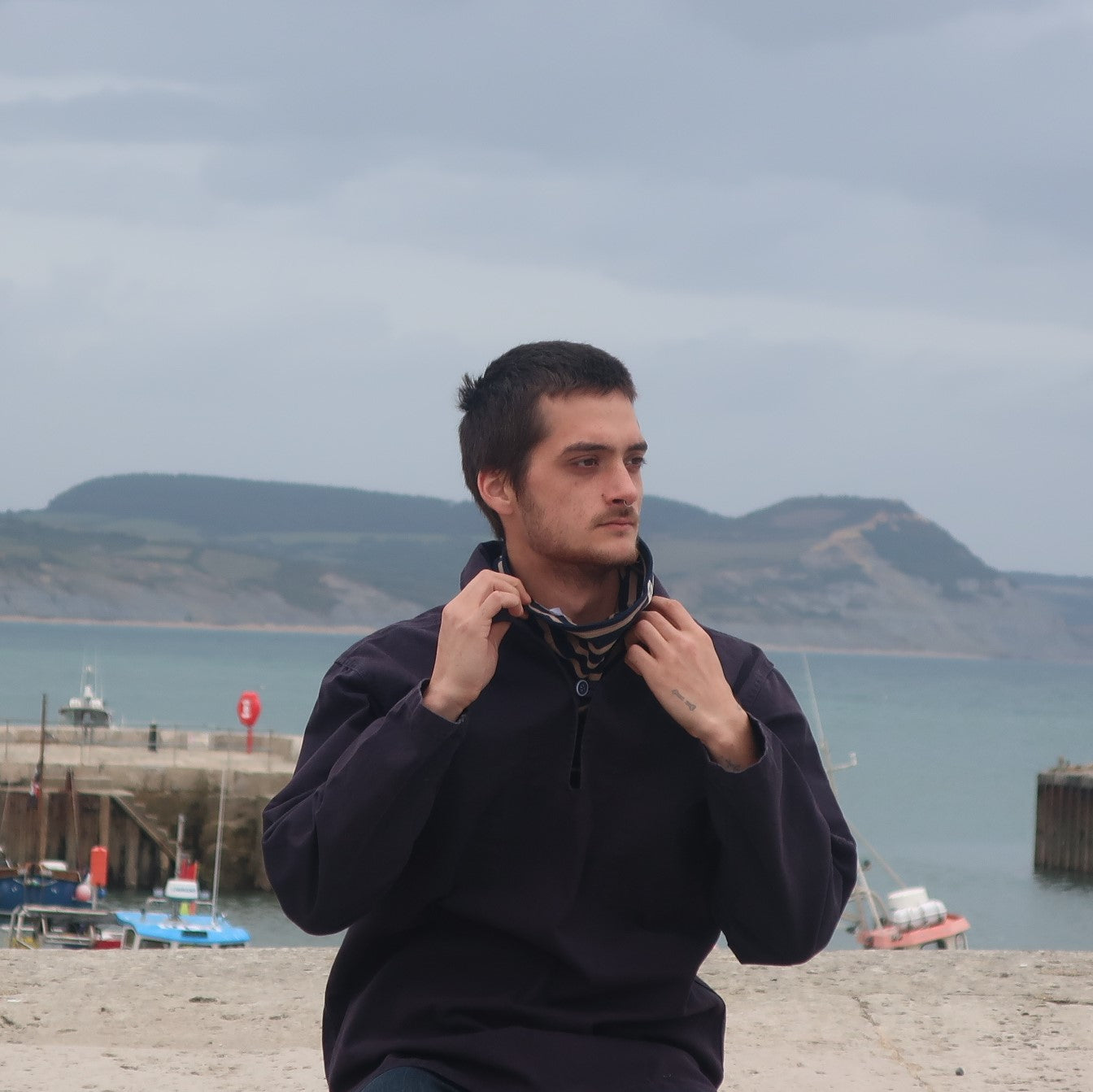 Mousqueton Cachou fishing smock