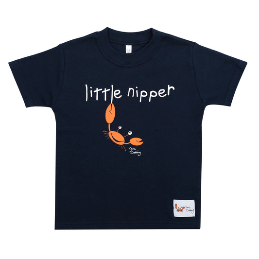 Gone Crabbing "Little Nipper" T-shirt (navy)