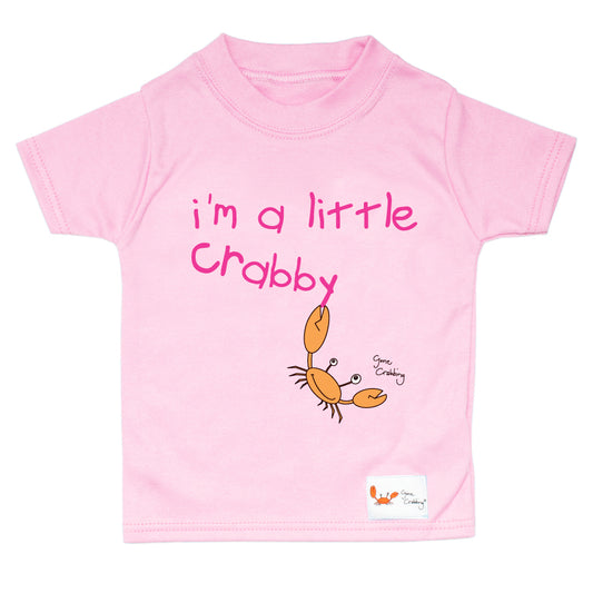 Gone Crabbing "I'm a Little Crabby" T-shirt (pink)
